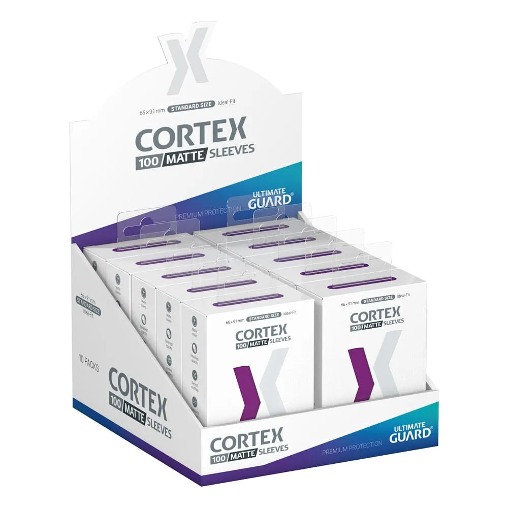 Ultimate Guard Cortex Sleeves Matte Standard Size 66 x 91 mm (100 Sleeves) - Purple